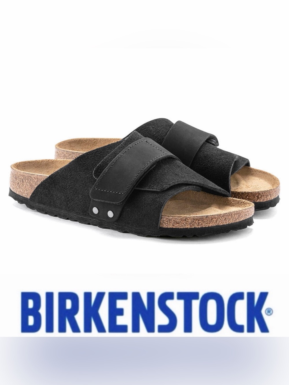 Birkenstock Kyoto Nubuck-Suede Leather Sandals